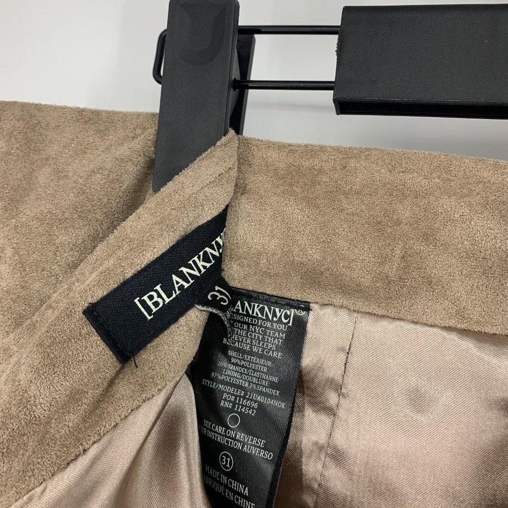 BlankNYC Skirt Faux Suede Modern Mini A Line - Picture 10 of 11